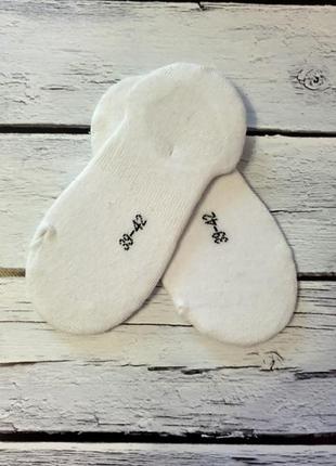 Сліди слідки підслідники жіночі білі носки з махровою підошвою2 фото