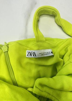 Сукня zara яскрава салатова на розмір s або м3 фото