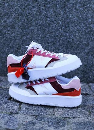 Женские кроссовки new balance ct302 burgundy pink haze скидка sale / smb