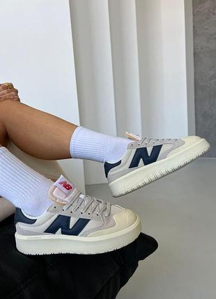 Жіночі кросівки new balance ct302 beige blue v2 / smb