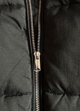 Женское черное пальто Tommy jeans3 фото