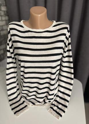 Стильная кофта h&m в полоску