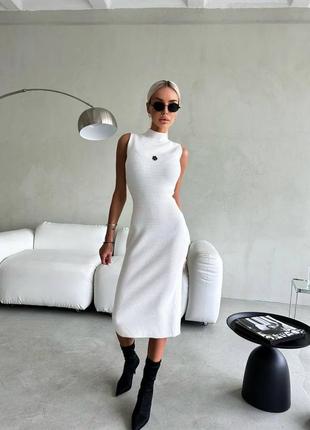 Біле плаття-двійка хром chrome
