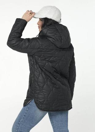 Стильная стеганая куртка большие размеры и норма (р.46-64)5 фото