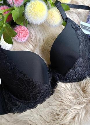 Розкішний бюстгальтер media luna чорний