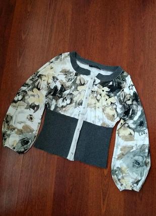 36-40р. цветная кофта-блузка с широкой резинкой say2 фото