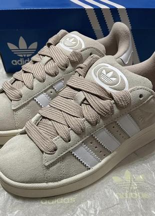 Кросівки кеди adidas campus 00s wonder white адідас кампус бежеві