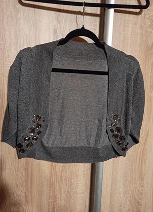 Ошатне болеро зі стразами р.36