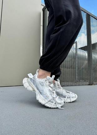 Чоловічі кросівки balenciaga 3xl white silver3 фото