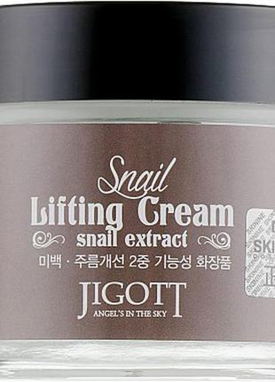 Підтягувальний крем з екстрактом слизу равликаjigott snail lifting cream
70 мл3 фото