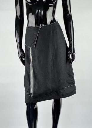 Дизайнерская льняная юбка rundholz pacini oska gortz1 фото