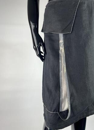 Дизайнерская льняная юбка rundholz pacini oska gortz4 фото
