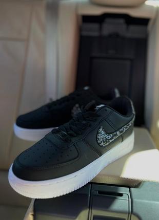 Кроссовки nike air force 1 black bandana