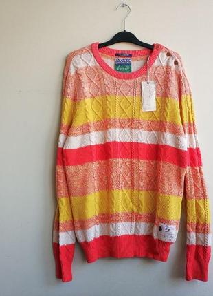 Мужской вязаный джемпер свитер scotch&soda amsterdam couture оригинал