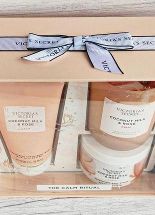 Подарочный набор victoria’s secret coconut milk &amp; rose