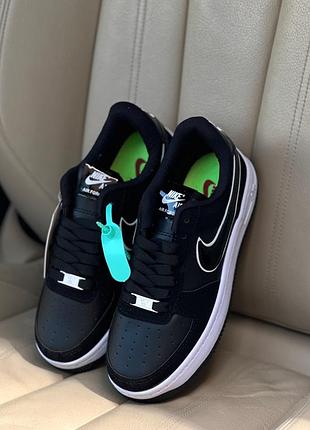 Кроссовки nike air force 1 black/white