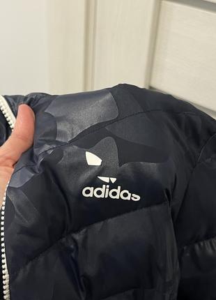 Куртка adidas оригинал синяя10 фото