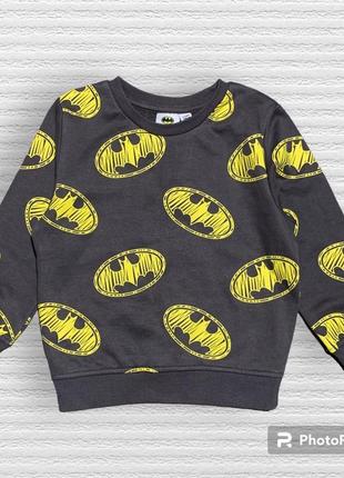 Primark  теплый свитшот batman свитер на флисе