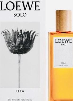 Туалетная вода loewe solo ella оригинал!