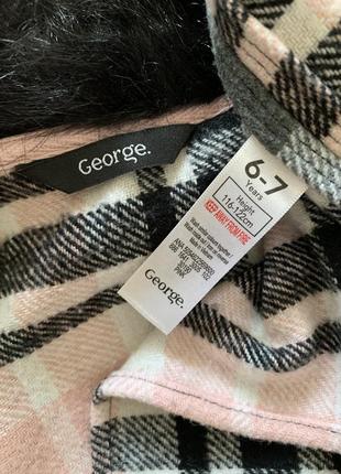 Стильное пальто манто george на 6-7 лет7 фото