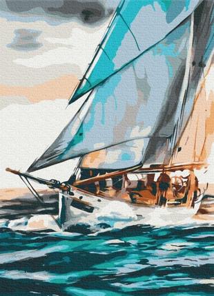 Картина за номерами "морська подорож" ©понамарчук ірина brushme bs53299 40х50 см топ