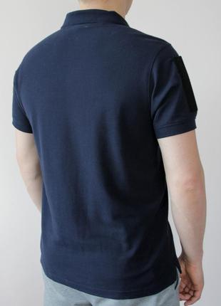 Мужская рубашка под шевроны (размер xxl), футболка для дснс, футболка поло с липучками топ