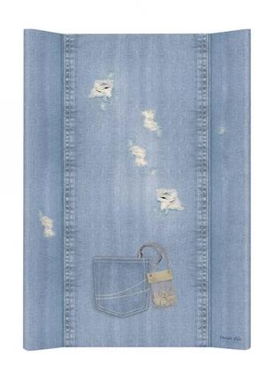 Пеленальная доска/пеленатор (50-70 см) denim style shabby tm ceba baby  арт. w-200-119-589 топ