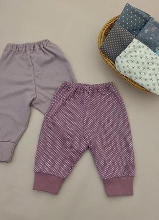 Повзунки - штанці для новонародженого (тканина кулір)1 фото