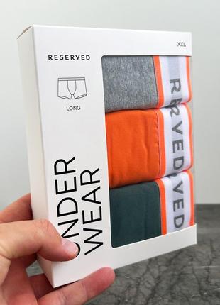 Боксеры мужские reserved цветные новые, размеры l, xl, xxl