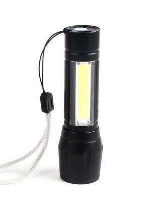 Ударопрочный ручной аккумуляторный фонарик powedex wt-030, мини фонарь карманный алюминиевый топ6 фото