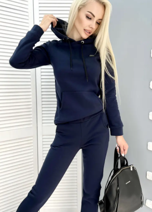 Теплий женский спортивний костюм флис, 6 цветов 7650хф