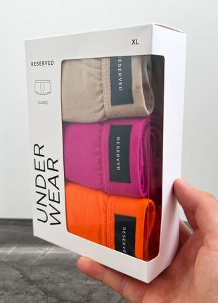Боксери чоловічі reserved кольорові нові, розміри xl, xxl