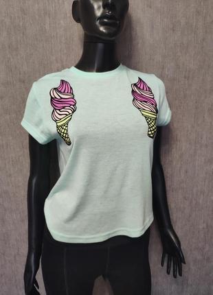 Топ кроп с мороженым