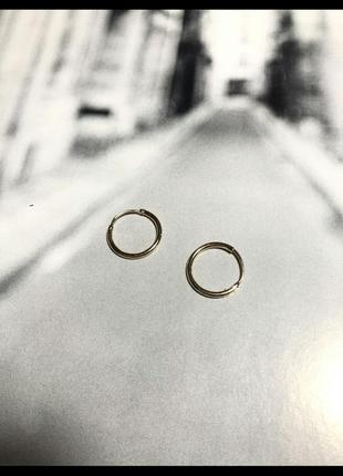 Миниатюрные серьги кольца liars&lovers2 фото
