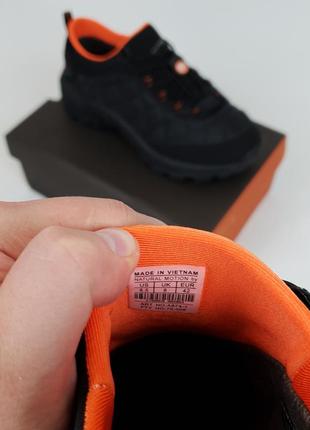 Зимние кроссовки термо мужские черные с оранжевым merrell ice cup. спортивная зимняя обувь мерелл10 фото