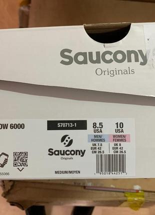 Кроссовки saucony shadow 6000 &gt; 41р по 45р &lt; оригинал! акция!!6 фото