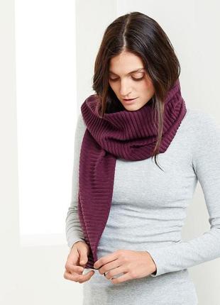 Красивая флисовая шаль- шарф от tchibo(германия), размер универсальный