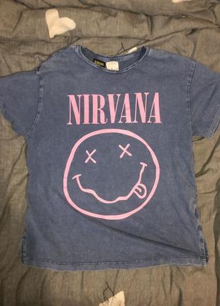 Футболка nirvana x zara