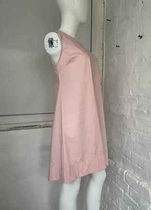 Милое розовое платье широкого кроя с бантиками на спине melitea (h&amp;m, liang, simone rocha, cos, oska, lolita, harajuku, coquette, japanese )4 фото