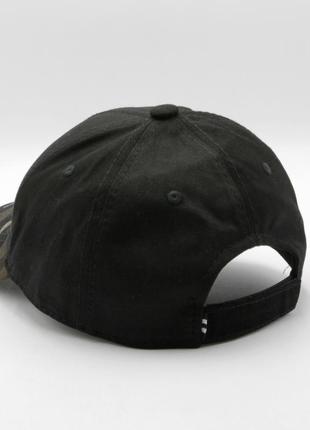 Бейсболка nike чорна та мультикам, кепка з логотипом найк чоловіча/жіноча, зручний бейс на літо (s) топ4 фото