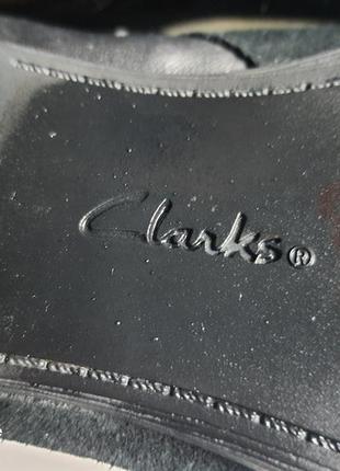 Clarks стильные ботинки качественная натуральная кожа и замша6 фото