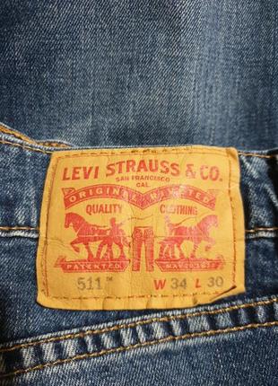 Брендовые стрейчевые джинсы levi's 5115 фото