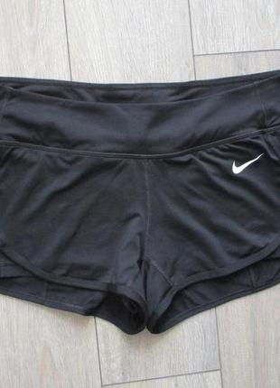 Nike (m) спортивные шорты с тайтсами женские1 фото