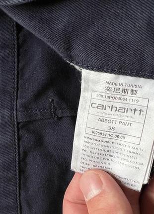 Мужские хлопковые штаны брюки carhartt wip7 фото