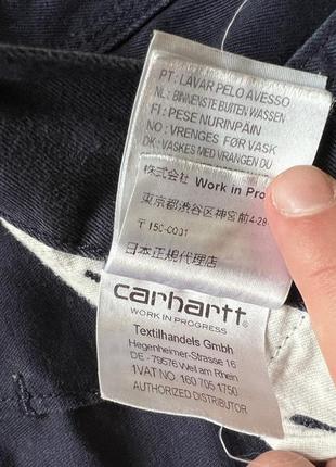 Мужские хлопковые штаны брюки carhartt wip8 фото