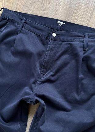 Мужские хлопковые штаны брюки carhartt wip4 фото