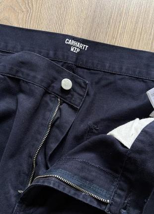 Мужские хлопковые штаны брюки carhartt wip5 фото