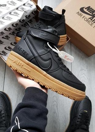 Стильні ядові кросівки nike air force 1 hight gore-tex termo