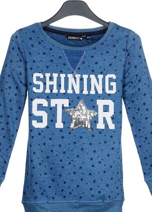 Теплый свитшот туника punkidz франция на девочку 14-16 лет