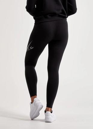 Лосины жен. nike nsw swoosh high rise 7/8 leggings (арт. dr5617-010)2 фото